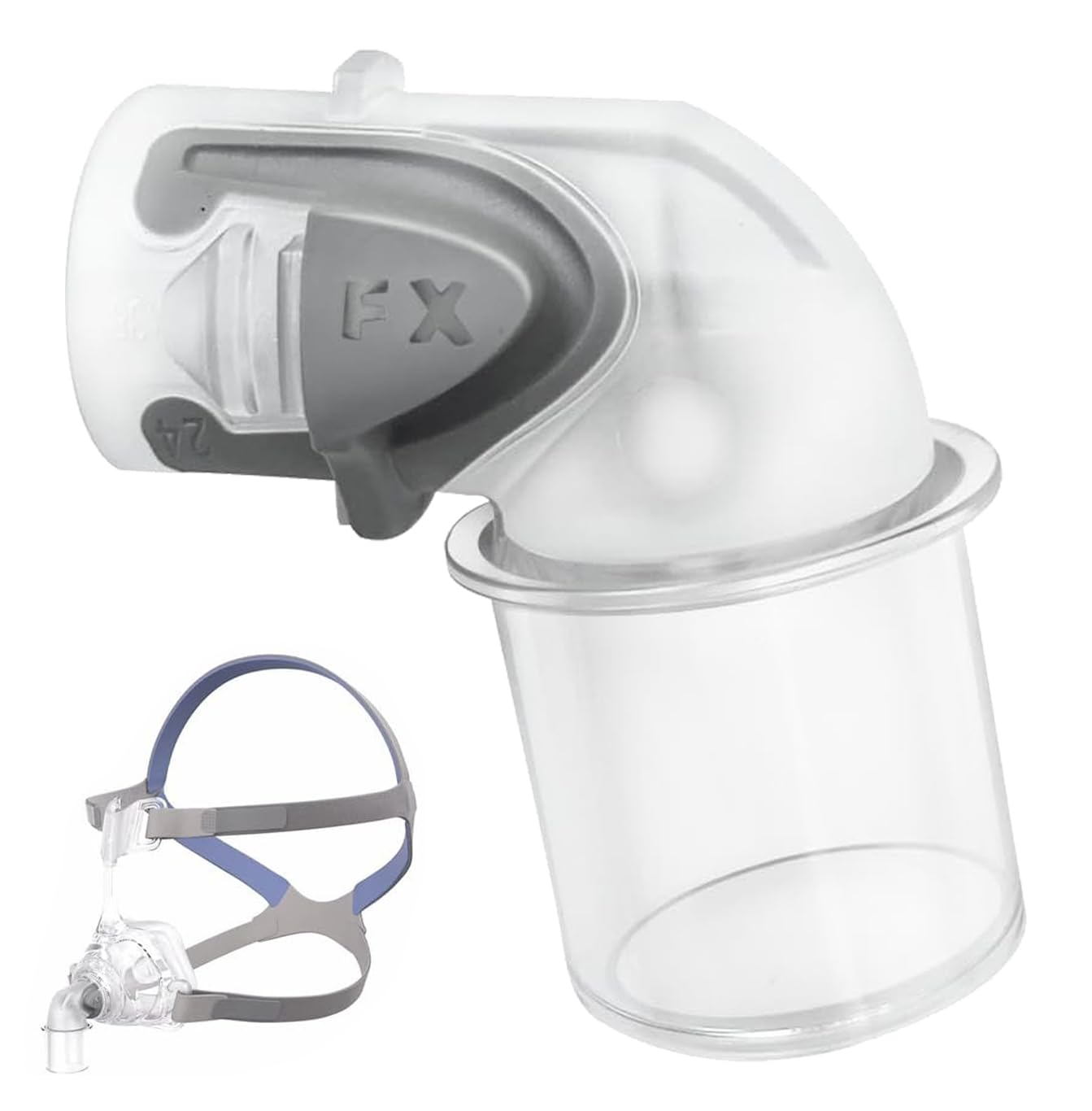 Sanforce codo de reemplazo para máscara nasal Mirage FX, conexión estable