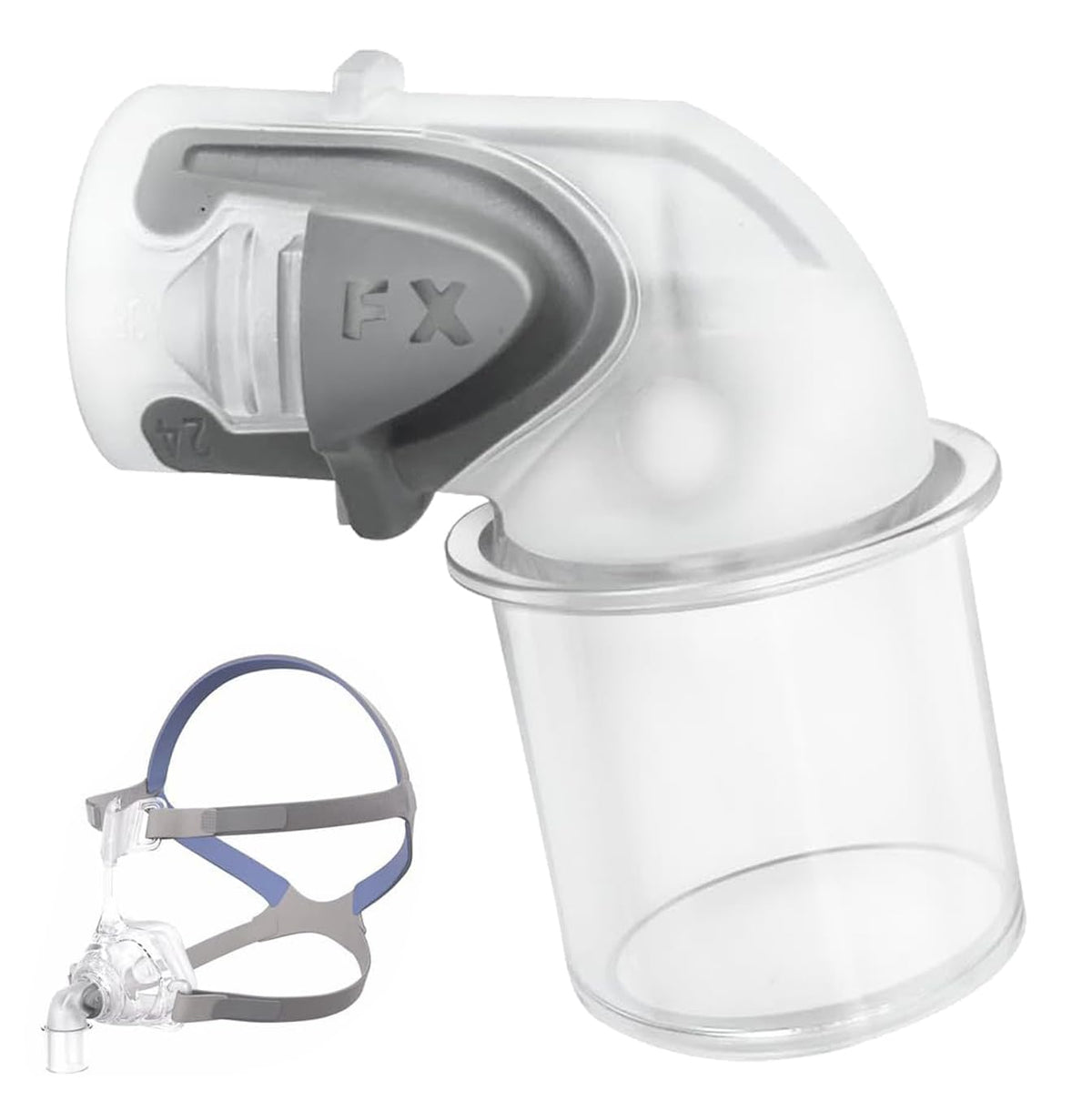 Sanforce codo de reemplazo para máscara nasal Mirage FX, conexión estable