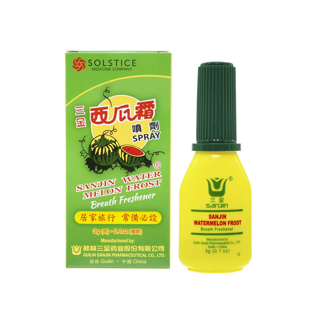 Sanjin Sandía Frost atomizador de 3 g para aroma refrescante.