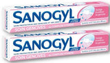 Sanogyl crema dental para encías irritadas, cuidado suave y frescura diaria.