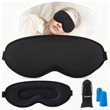 SANREE máscara sueño con diseño tridimensional contorno para confort ocular.