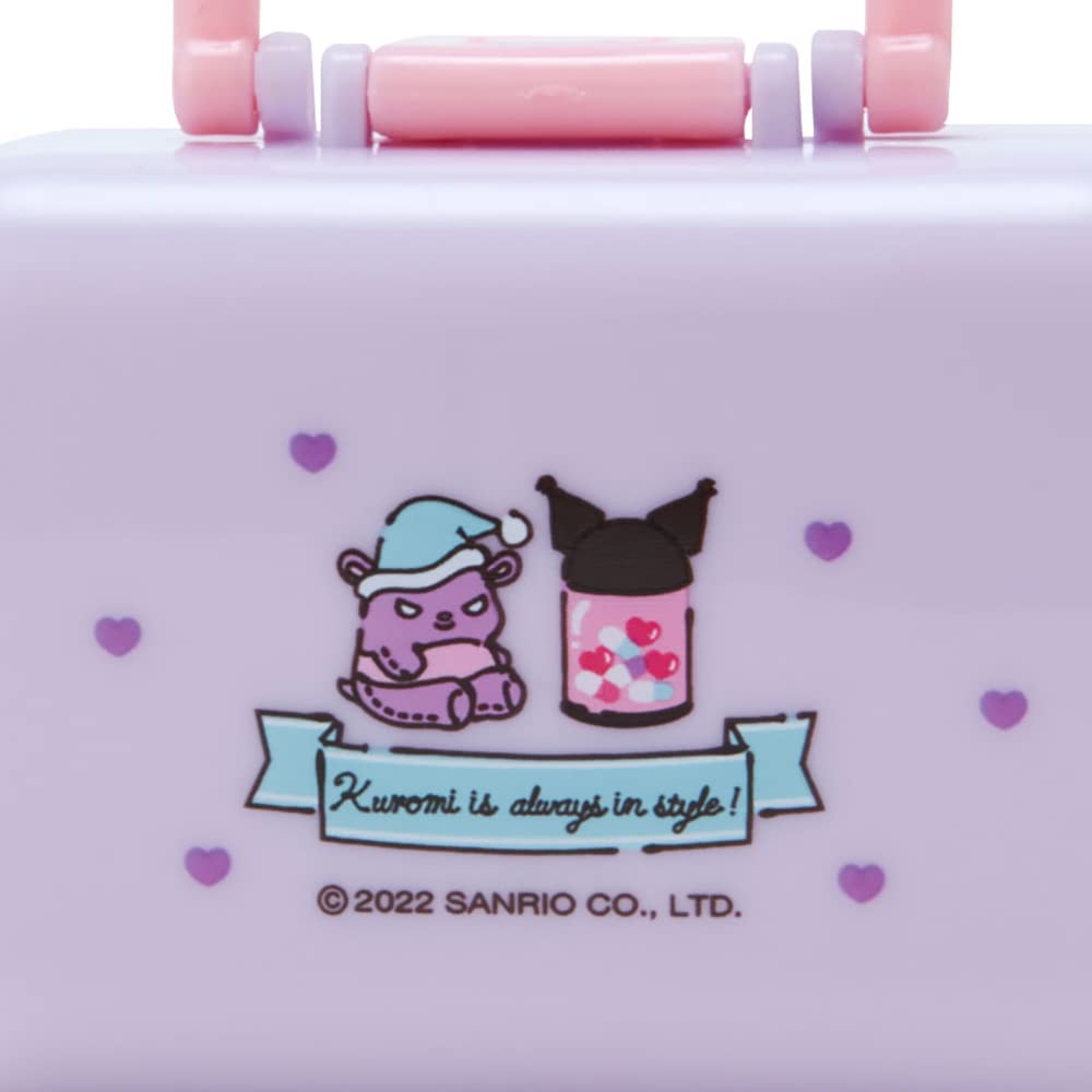SANRIO Kuromi organizador diario: acceso rápido a suplementos y vitaminas