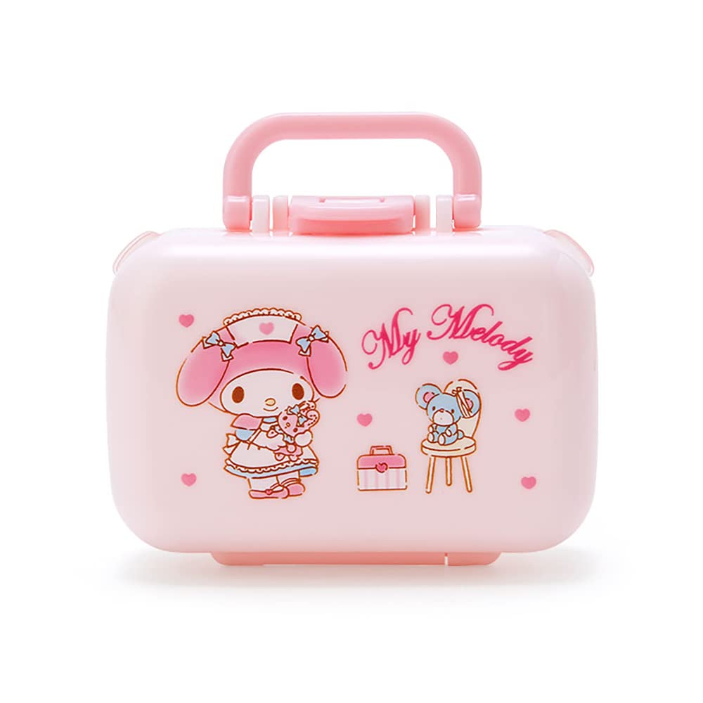 SANRIO My Melody estuche de pastillas frente; ideal para organización diaria.