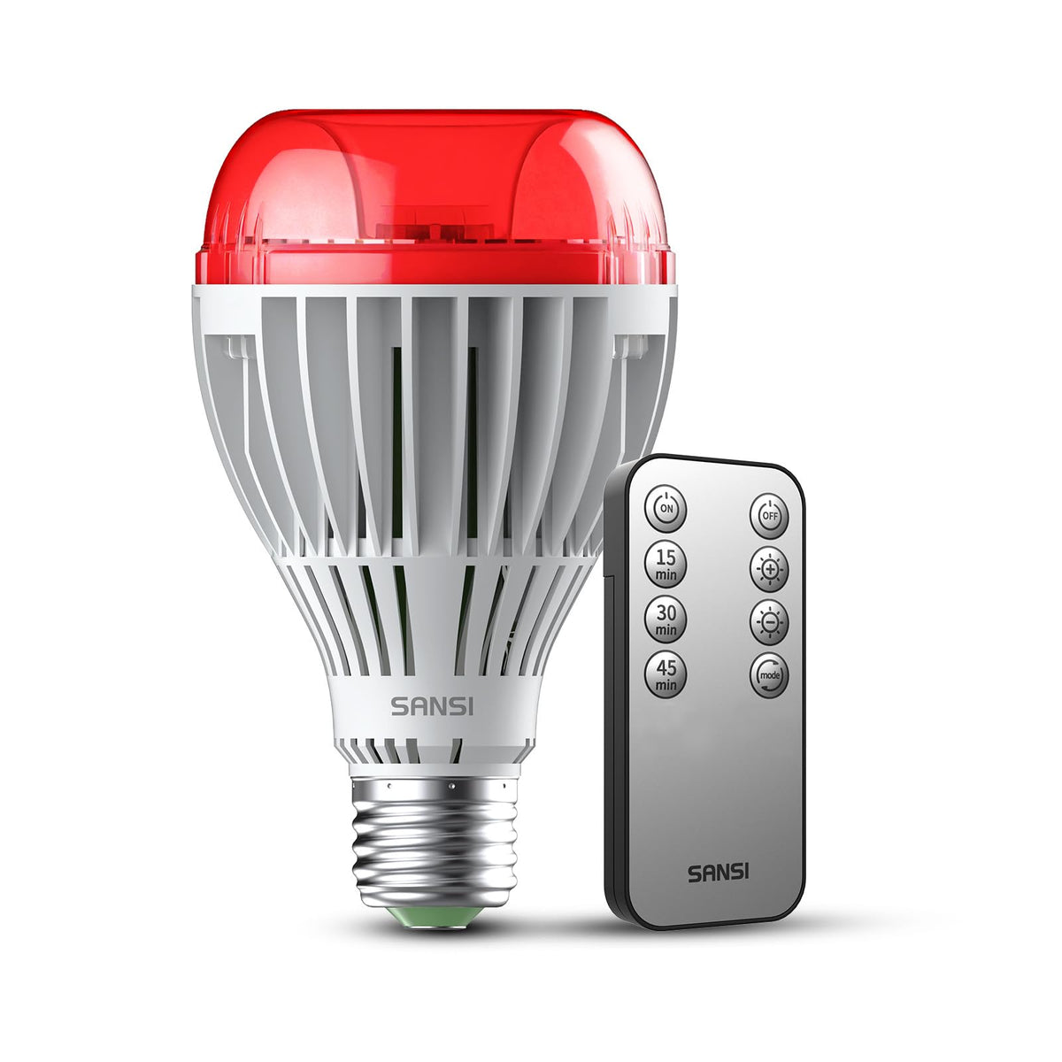 SANSI Bombilla 670nm rojo, sin azul, para relajación nocturna