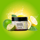 Santa Cruz Paleo electrolito en vaso, sabor limón-lima refrescante