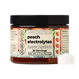 Santa Cruz Paleo Electrolyte Powder sabor durazno para hidratación agradable en frasco