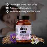 Santa Cruz Paleo Sleep Caps: cápsulas fáciles de tragar para apoyar un descanso nocturno.