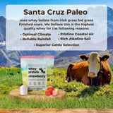 Santa Cruz Paleo Whey Fresa batido cremoso tras entreno