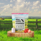 Caja de entrega de Santa Cruz Paleo Whey Isolate Fresa