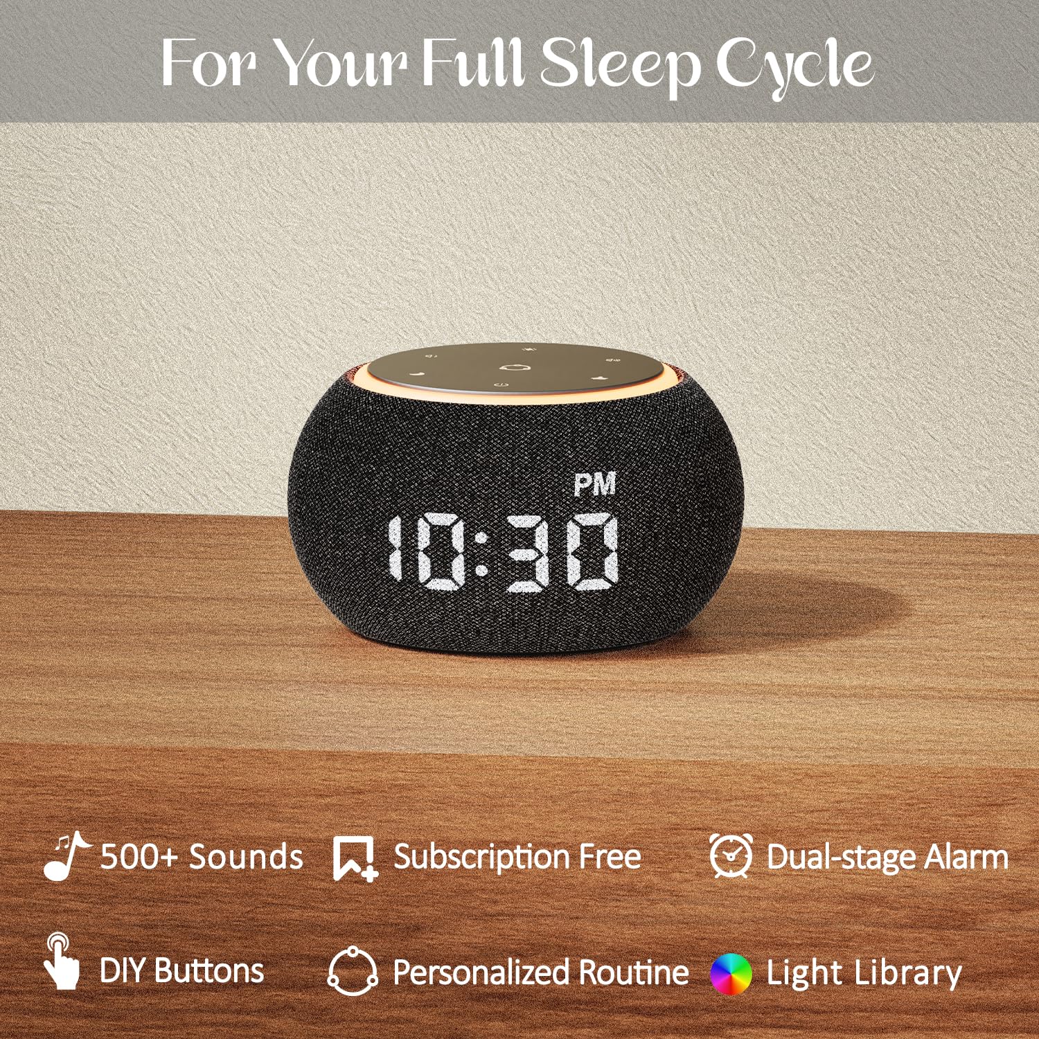 Santebee Luna Pro, colección de 507 sonidos para dormir y relajarse.
