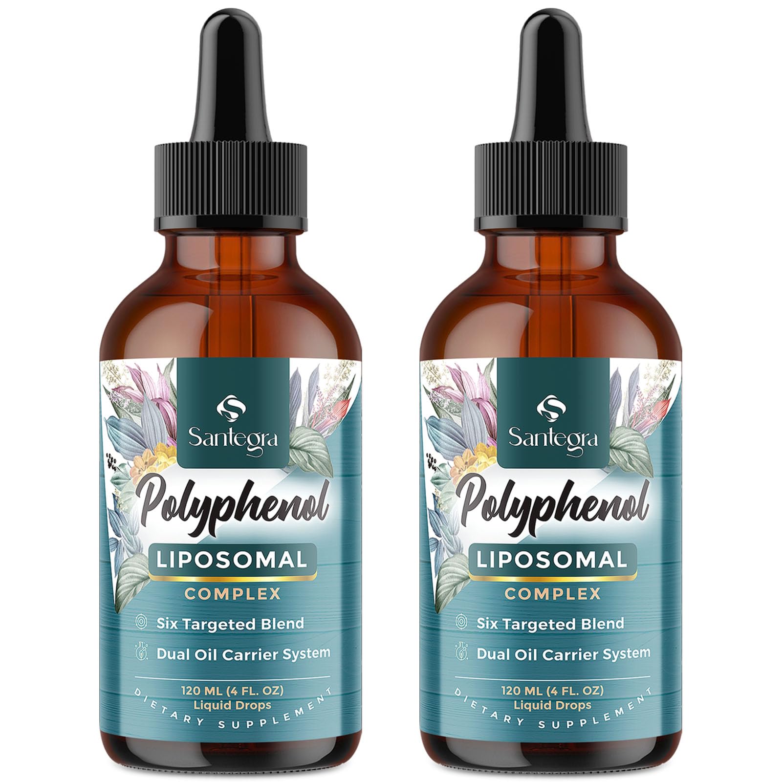 Santegra polifenoles liposomales frasco, entrega rápida y antioxidante