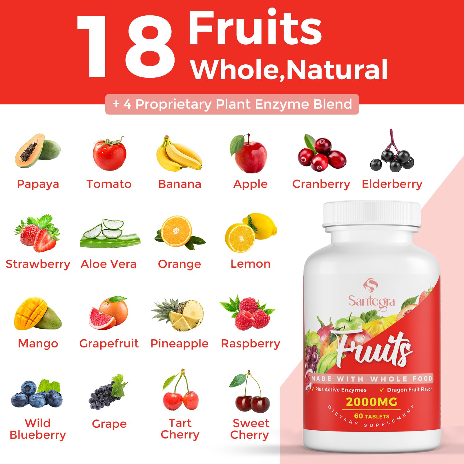 Santegra: sabores-fruta-dragón-matcha para un ritual diario más agradable.
