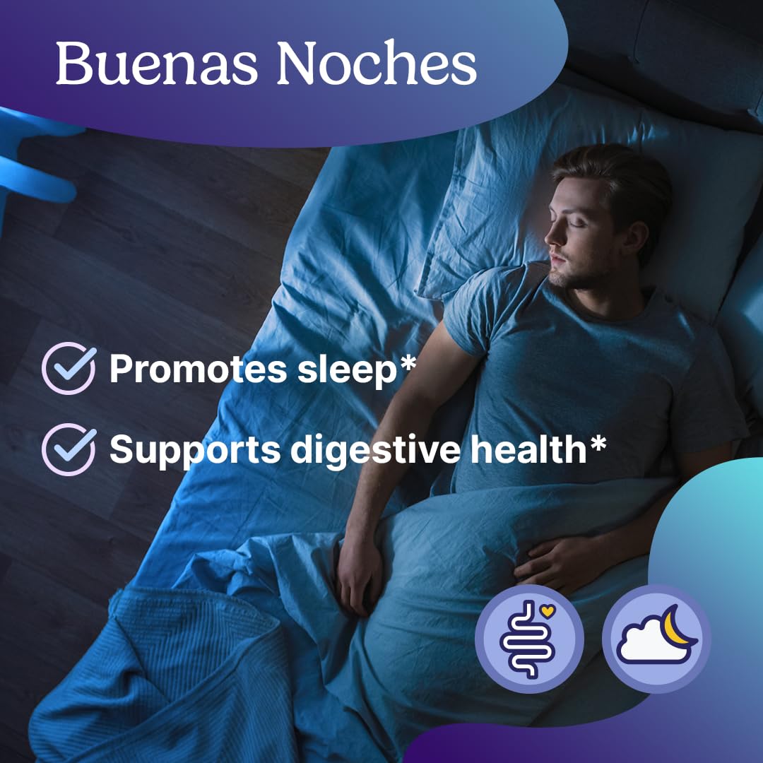 Capsulas de Santo Remedio Buenas Noches para uso diario y sueño ligero.