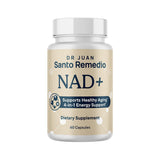 Santo Remedio NAD+ en bote, energía matutina para empezar el día con vitalidad.