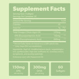 Sapling Omega3, detalle del bote: empaque y calidad orientados al usuario.
