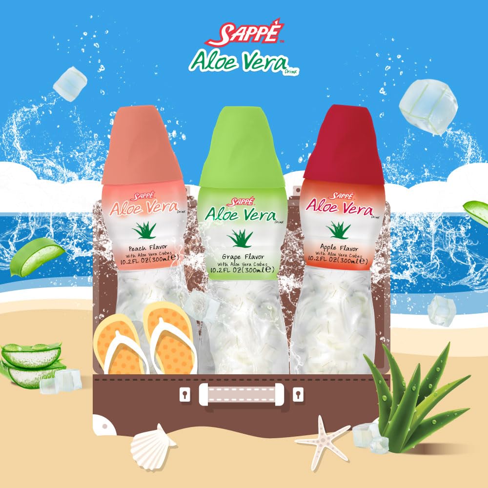 Sappe Aloe con bajo azúcar, bebida hidratante para el día.