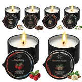 Sariiraw colección de 6 velas de masaje a baja temperatura para spa en casa