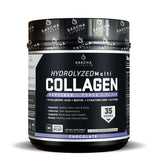 SASCHA FITNESS Colágeno hidrolizado multi-tipos en bote chocolate para piel y cabello.