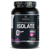 SASCHA FITNESS Hydrolyzed Whey Protein: botella frontal, proteína de absorción rápida