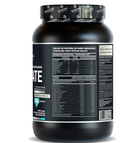Uso post-entrenamiento recomendado con SASCHA FITNESS proteina whey