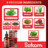 Satoomi clavos enteros en botella para aroma natural.