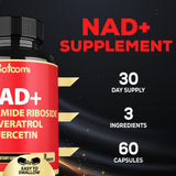 Satoomi NAD ingredientes naturales en fórmula 3en1