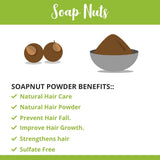 SVATV polvo de reetha aplicación en cabello para nutrir suavemente