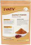 SVATV polvo de reetha en bote con espuma natural para limpieza capilar