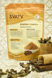 SVATV polvo de reetha sin sulfatos para cabello limpio