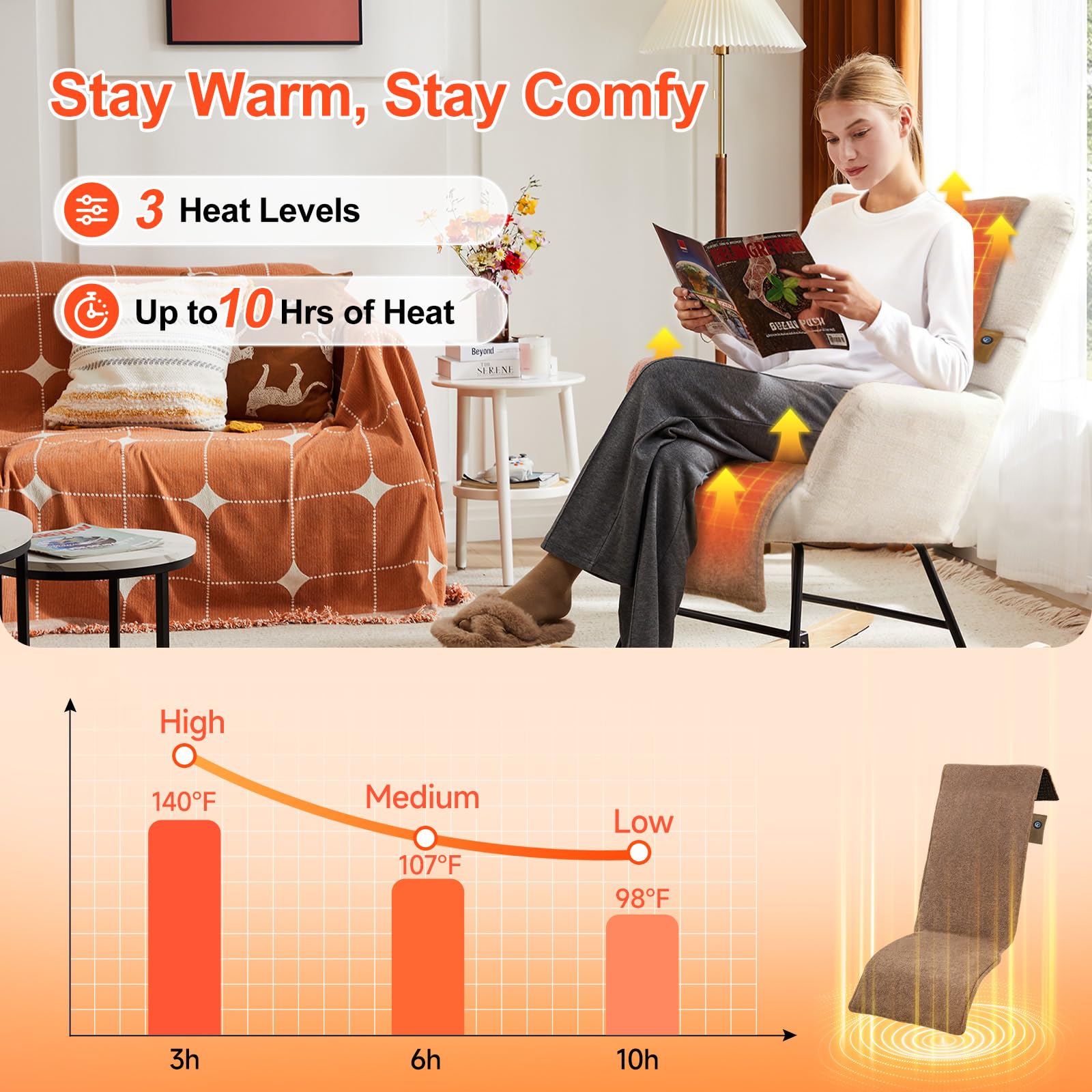 Batería de 10000mAh de SAVIOR HEAT con hasta 10 horas de calor.