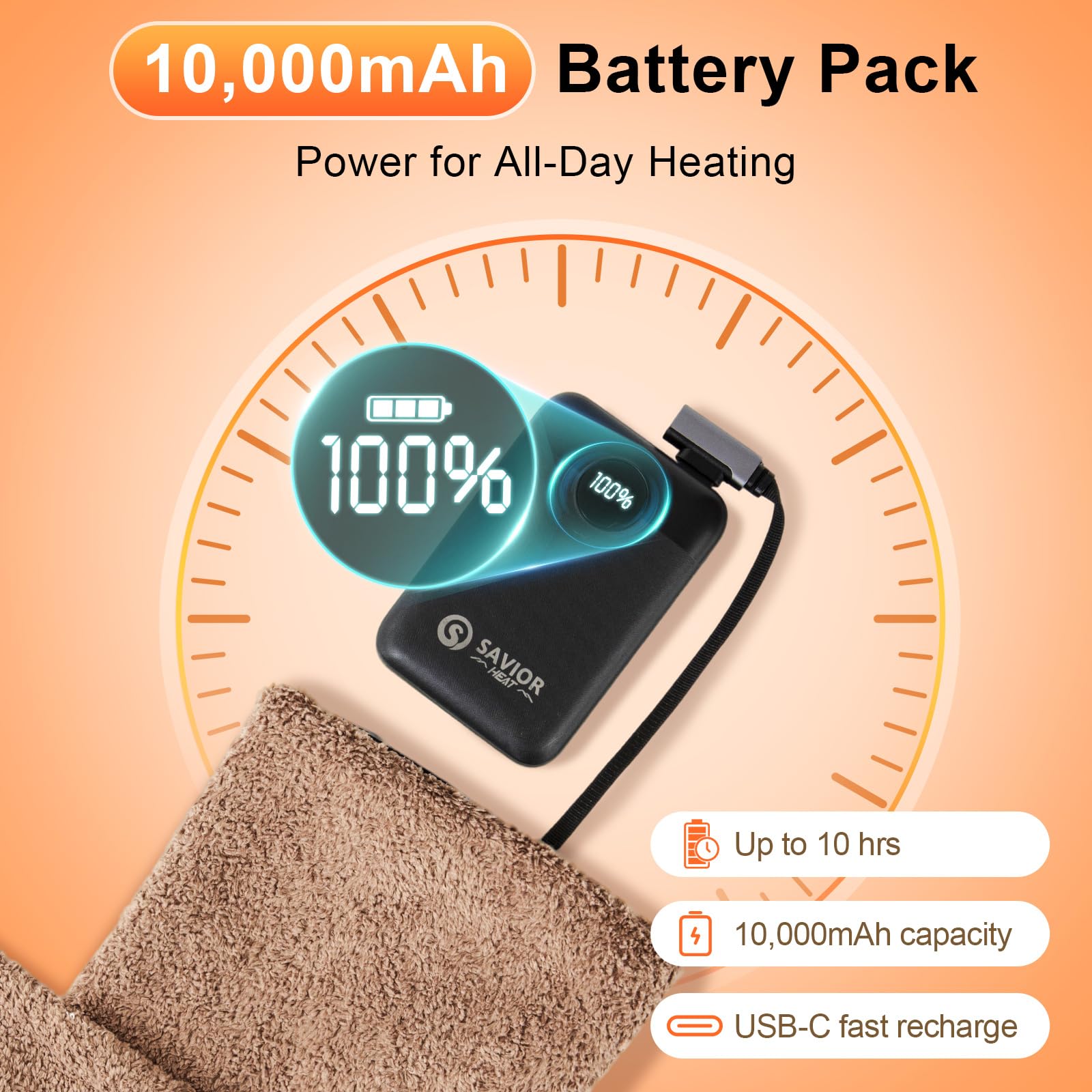 Sensor de temperatura NTC de SAVIOR HEAT mantiene calor estable.