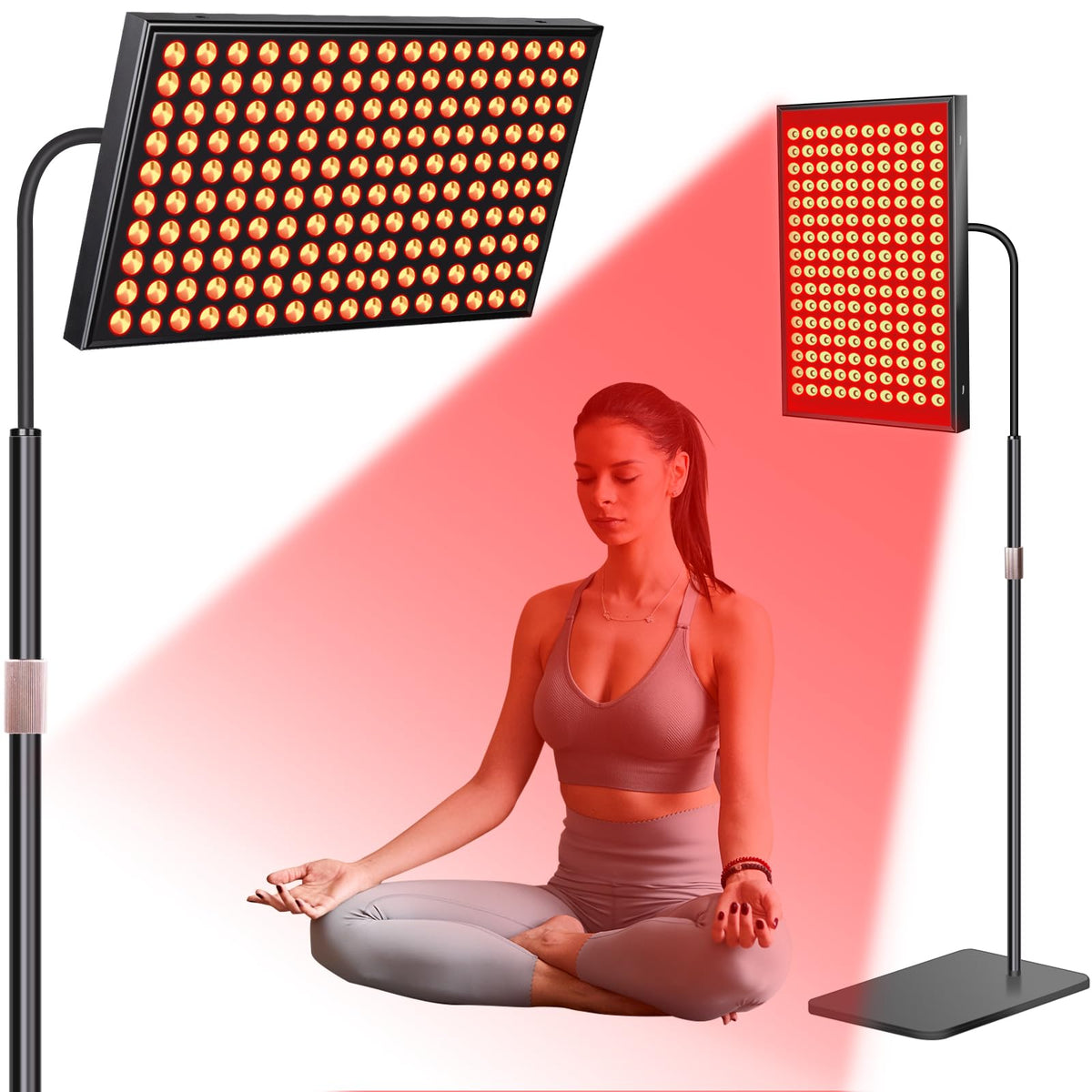SAVlLER panel de luz roja para cuidado facial y corporal en casa.