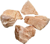 Sawcart Peach Moonstone: roca cruda de 1 libra para tallar y pulir