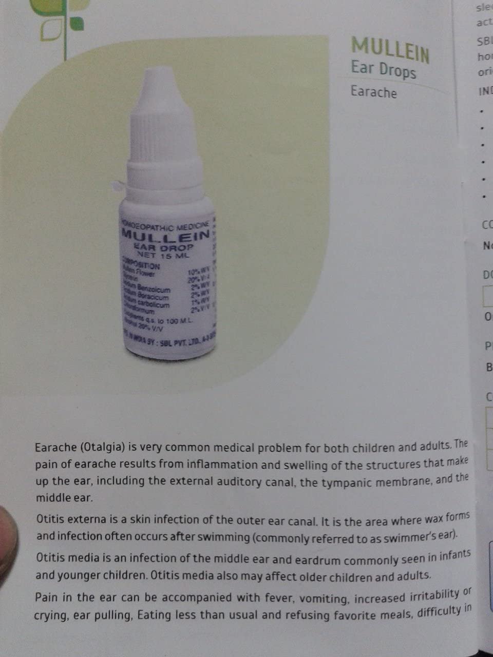 Envase de gotas SBL para oídos, preparado para aplicación precisa
