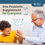 Enfoque en las 11 cepas de SCD Probiotics Esencial.