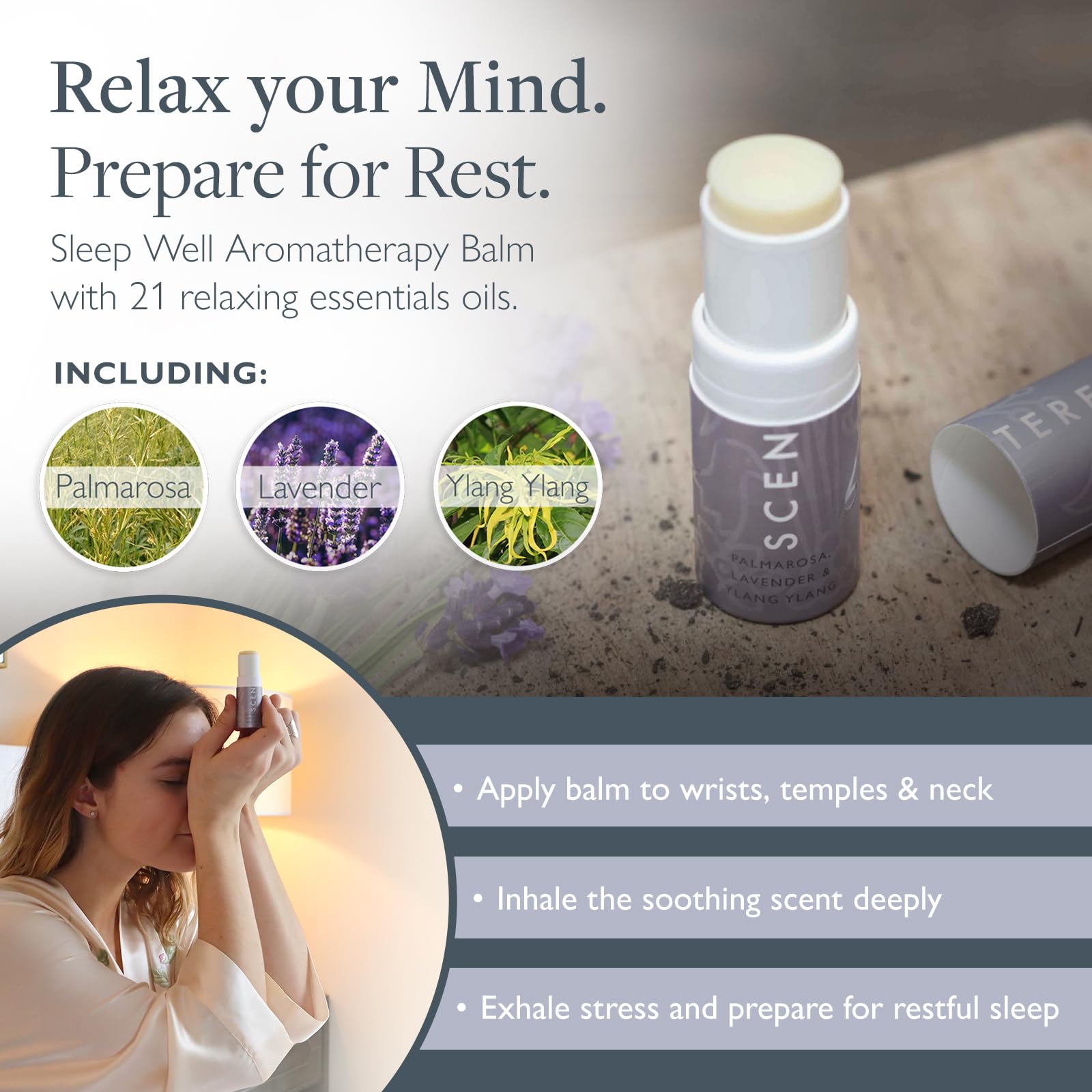 Set regalo Scentered SOMO para dormir mejor en casa
