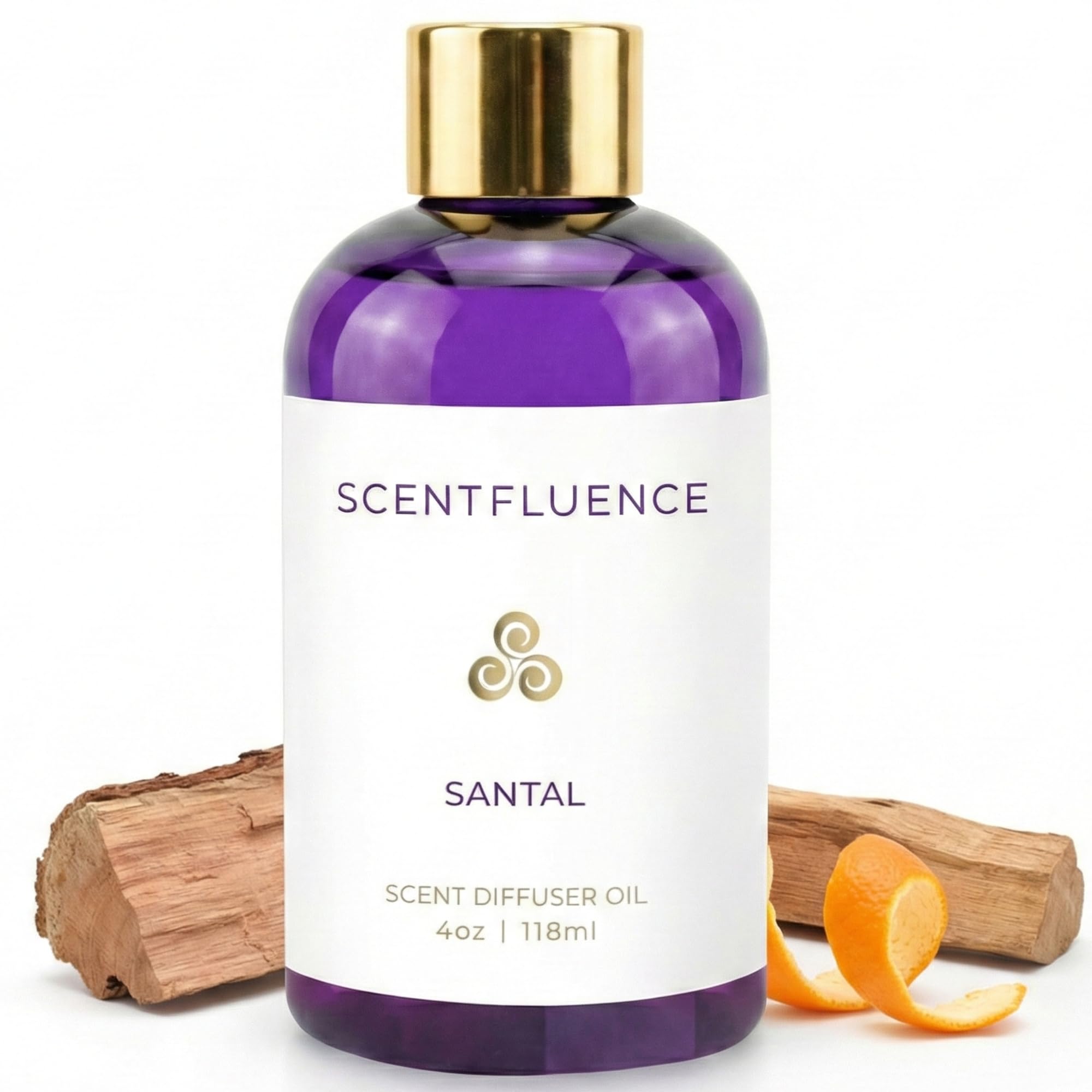 Scentfluence Santal, difusor de ambiente: aroma acogedor para salas