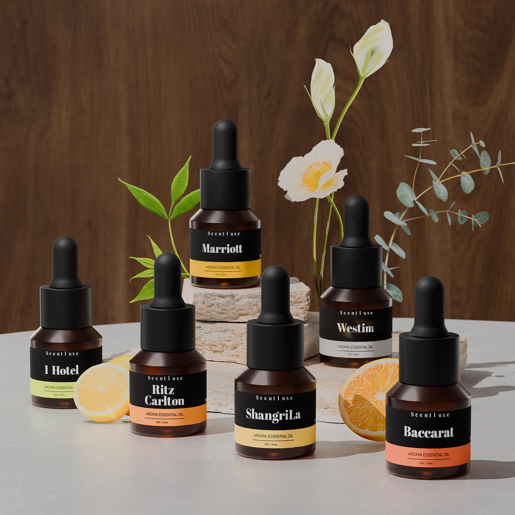 Scentluxe Hotel: aceite 100% puro, sin aditivos, ideal para difusores.