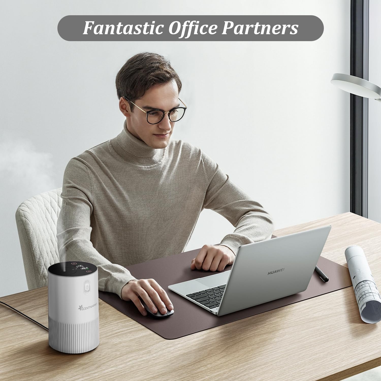 SCENTNARIO: uso en casa, difusor ofrece aroma constante y agradable.