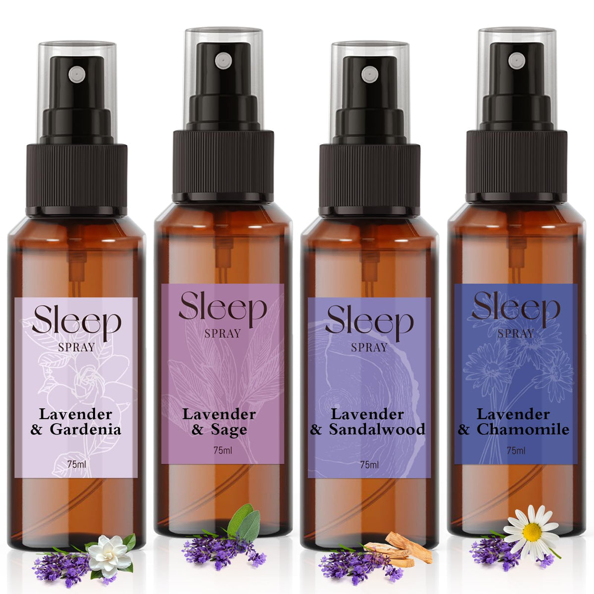 SCENTORINI rociador lavanda y gardenia, aroma relajante para dormitorio.