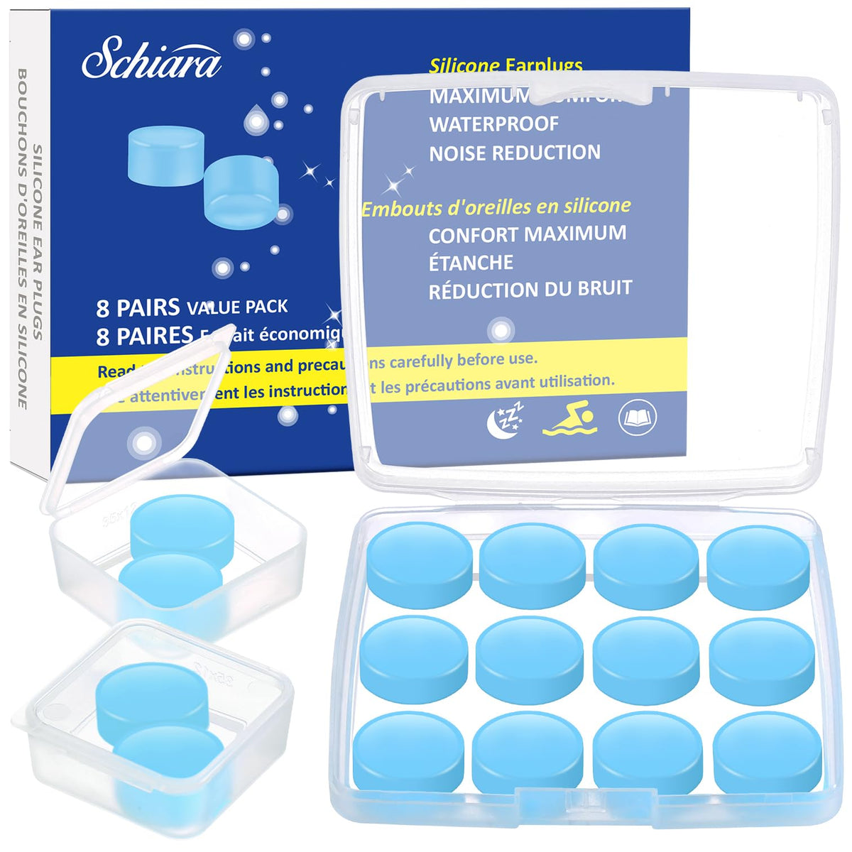Schiara protectores auditivos para dormir reducen ruidos y mejoran el descanso