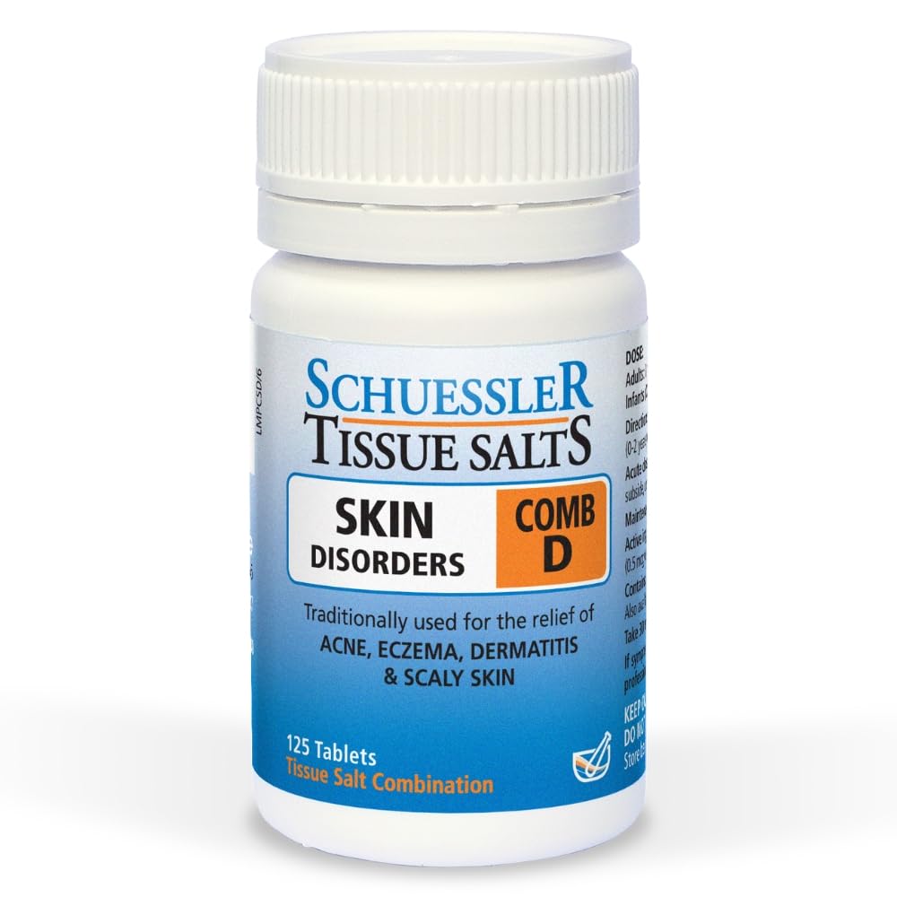 Schuessler Combinación D para la piel: botella fácil de usar diariamente.
