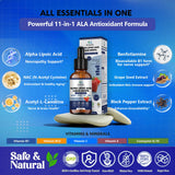 Scibalia Alpha Lipoico Drops, gotero para dosis rápidas y absorción mejorada.