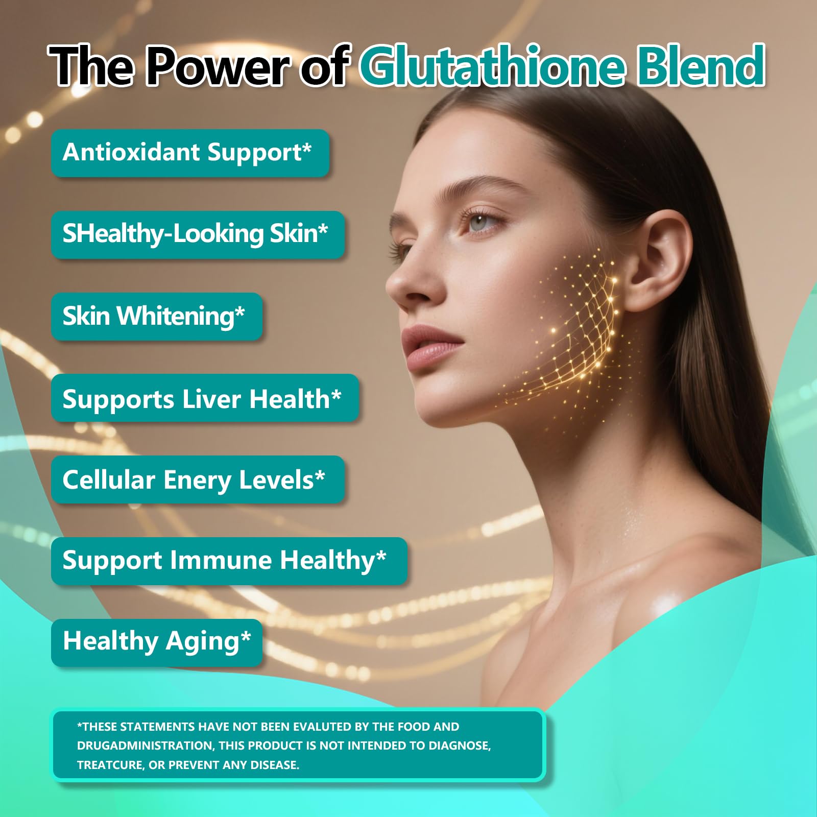 Scibalia glutatión liposomal con vitamina C para antioxidantes naturales
