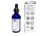 Science-Rite Nano Hemp Drops envase de vidrio elegante.