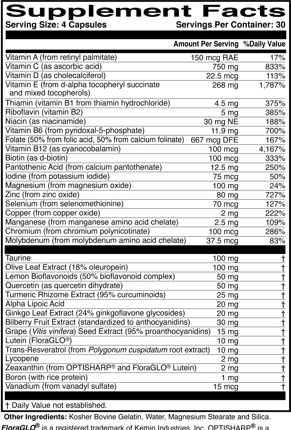 ScienceBased Health MacularProtect Complete areds2: incluye nutrientes usados en investigación oftalmológica