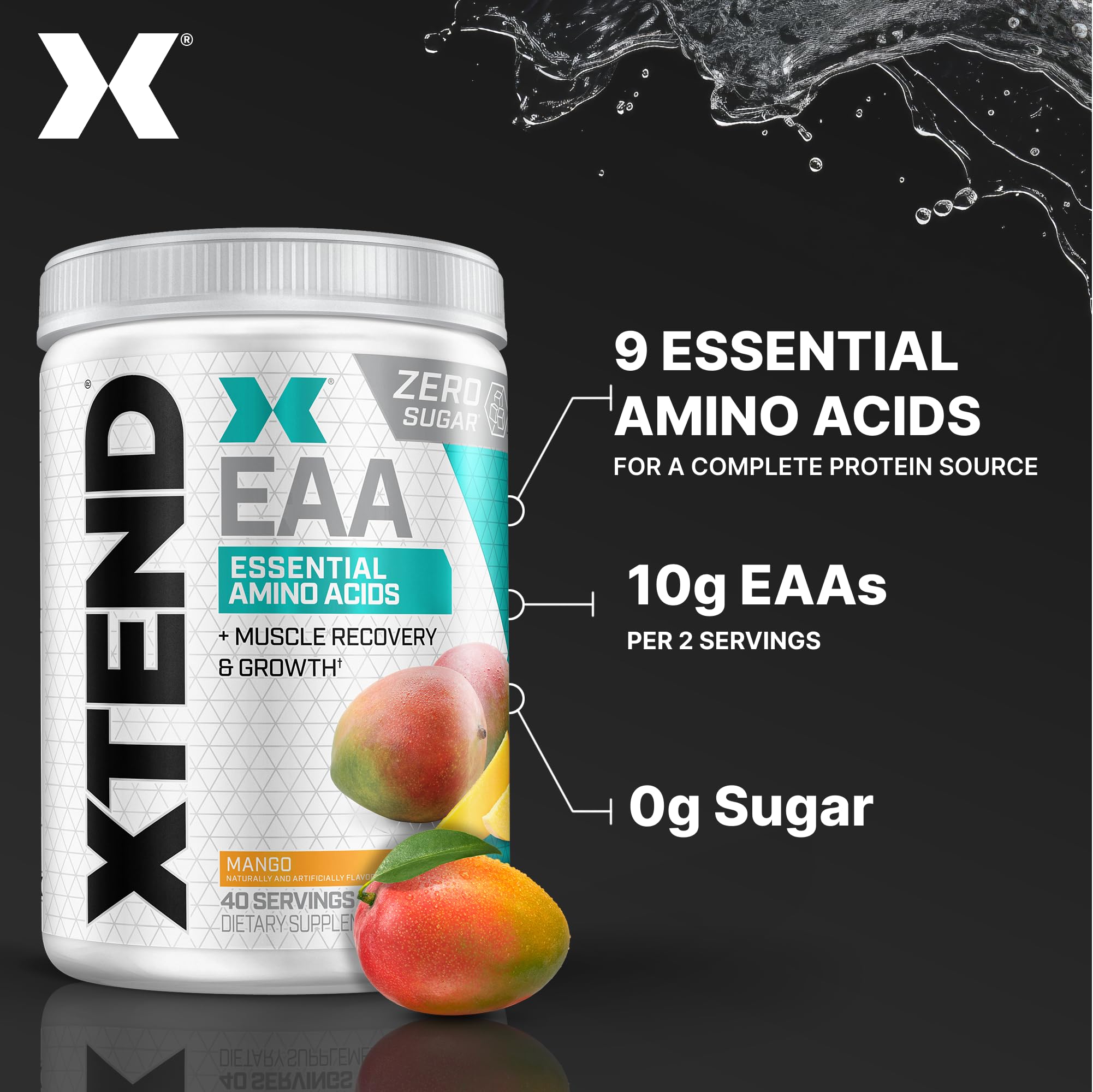Xtend EAA Scivation 10 g porciones para crecimiento muscular