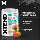 Xtend EAA Scivation 10 g porciones para crecimiento muscular