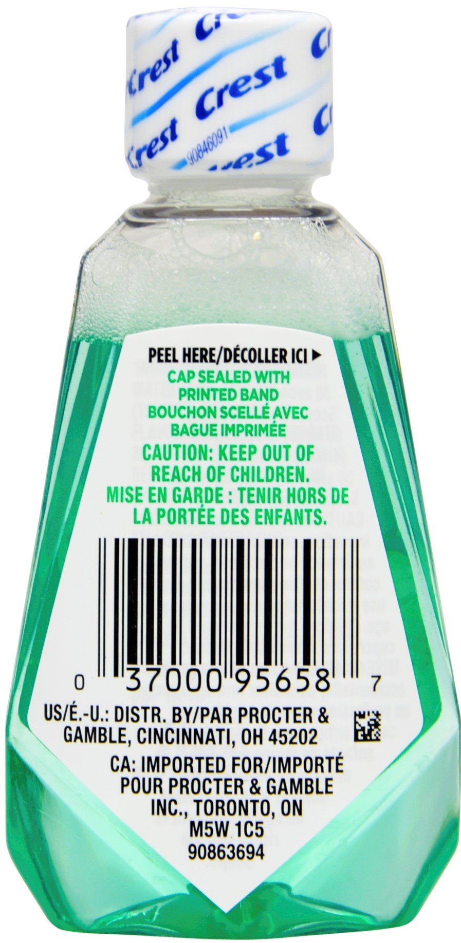 Scope enjuague bucal Original Menta, uso diario para aliento fresco.