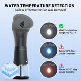 ScopeAround impermeable IPX6 y sensor de temperatura para duchas seguras.